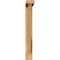 Ekena Millwork Traditional Block Smooth Bracket w/ Offset Brace, Western Red Cedar, 3 1/2"W x 24"D x 28"H BKT0402X24X28TRA05SWR - alternate 3